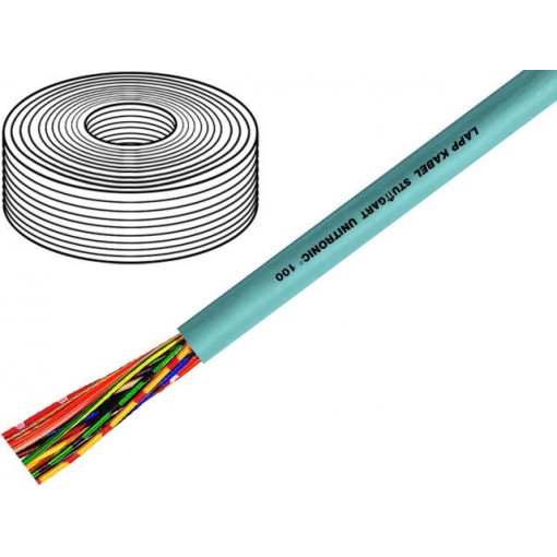 0028025; Wire; UNITRONIC® 100; 52x0,14mm2; unshielded; 500V; PVC; Cu; grey; LAPP KABEL