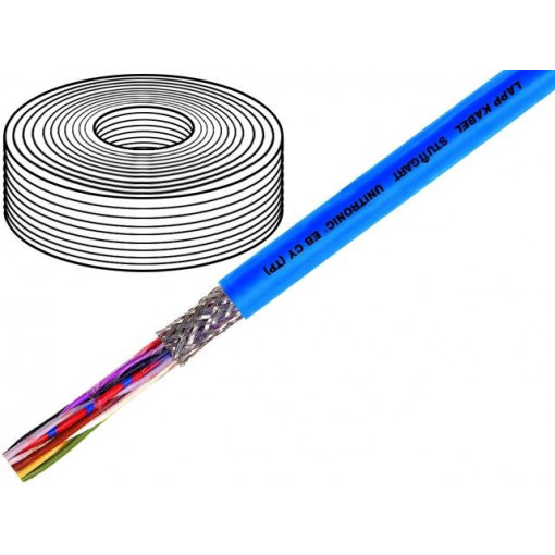 0012620; Wire; UNITRONIC® EB CY (TP); 2x2x0,75mm2; tinned copper braid; LAPP KABEL 0012620; Wire; UNITRONIC® EB CY (TP); 2x2x0,75mm2; tinned copper braid; LAPP KABEL