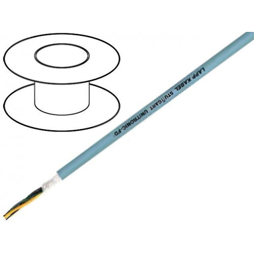 0027842; Wire: data transmission; UNITRONIC® FD; 4x0,14mm2; PVC; grey; Cu; LAPP KABEL