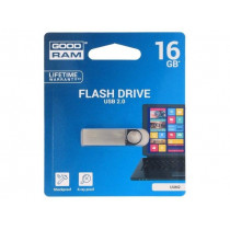 UUN2-0160S0R11; Pendrive; USB 2.0; 16GB; Read: 20MB/s; Write: 5MB/s; Colour: silver; GOODRAM
