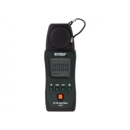 UV505; Meter: UV; LCD,with a backlit; 1÷3999uW/cm2; 133x48x23mm; 90g; EXTECH