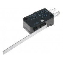 V-103-1A4; Microswitch SNAP ACTION; with lever; SPDT; 10A/250VAC; ON-(ON); OMRON OCB
