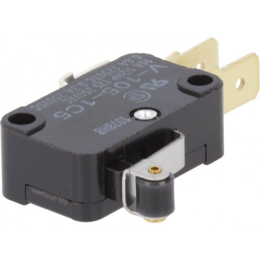 V-105-1C5; Microswitch SNAP ACTION; with lever (with roller); SPDT; Pos: 2; OMRON OCB