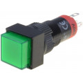 ; Switch: push-button; Pos: 2; SPDT; 0.5A/250VAC; 1A/24VDC; ON-(ON); ONPOW