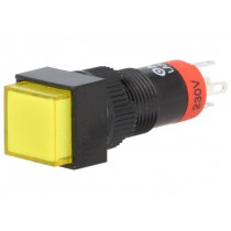 ; Switch: push-button; Pos: 2; SPDT; 0.5A/250VAC; 1A/24VDC; ON-(ON); ONPOW