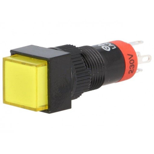 ; Switch: push-button; Pos: 2; SPDT; 0.5A/250VAC; 1A/24VDC; ON-(ON); ONPOW