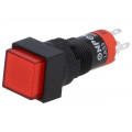 ; Switch: push-button; Pos: 2; SPDT; 0.5A/250VAC; 1A/24VDC; ON-(ON); ONPOW