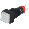 ; Switch: push-button; Pos: 2; SPDT; 0.5A/250VAC; 1A/24VDC; ON-(ON); ONPOW