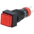 ; Switch: push-button; Pos: 2; SPDT; 0.5A/250VAC; 1A/24VDC; ON-ON; red; ONPOW