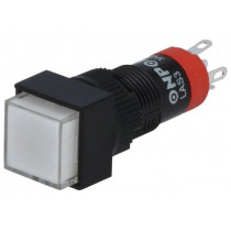 ; Switch: push-button; Pos: 2; SPDT; 0.5A/250VAC; 1A/24VDC; ON-ON; ONPOW