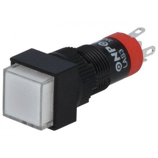 ; Switch: push-button; Pos: 2; SPDT; 0.5A/250VAC; 1A/24VDC; ON-ON; ONPOW
