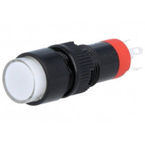 ; Switch: push-button; Pos: 2; SPDT; 0.5A/250VAC; 1A/24VDC; ON-(ON); ONPOW