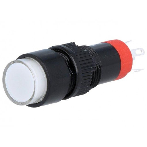 ; Switch: push-button; Pos: 2; SPDT; 0.5A/250VAC; 1A/24VDC; ON-(ON); ONPOW