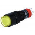 ; Switch: push-button; Pos: 2; SPDT; 0.5A/250VAC; 1A/24VDC; ON-(ON); ONPOW