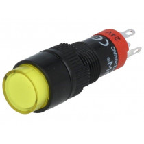 ; Switch: push-button; Pos: 2; SPDT; 0.5A/250VAC; 1A/24VDC; ON-(ON); ONPOW
