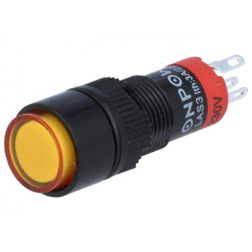 ; Switch: push-button; Pos: 2; SPDT; 0.5A/250VAC; 1A/24VDC; ON-ON; ONPOW