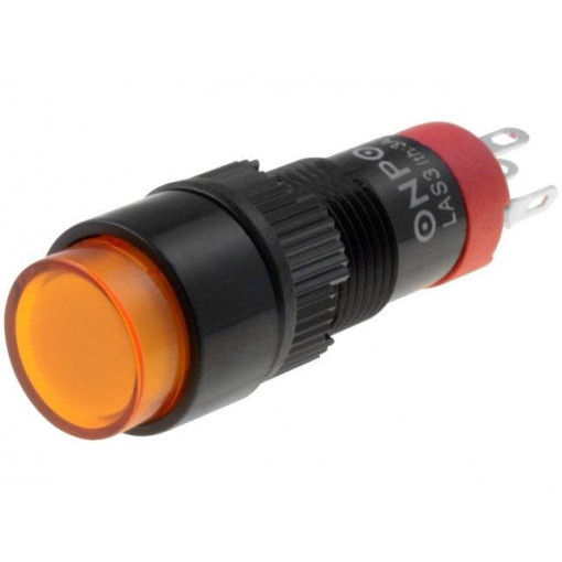 ; Switch: push-button; Pos: 2; SPDT; 0.5A/250VAC; 1A/24VDC; ON-ON; ONPOW