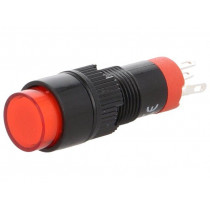 ; Switch: push-button; Pos: 2; SPDT; 0.5A/250VAC; 1A/24VDC; ON-ON; red; ONPOW