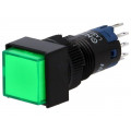 ; Switch: push-button; Pos: 2; SPDT; 0.5A/250VAC; 1A/24VDC; ON-(ON); ONPOW