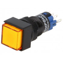 ; Switch: push-button; Pos: 2; SPDT; 0.5A/250VAC; 1A/24VDC; ON-(ON); ONPOW