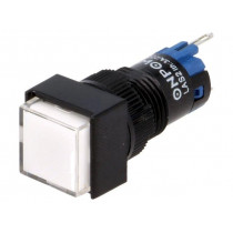 ; Switch: push-button; Pos: 2; SPDT; 0.5A/250VAC; 1A/24VDC; ON-(ON); ONPOW