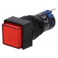 ; Switch: push-button; Pos: 2; SPDT; 0.5A/250VAC; 1A/24VDC; ON-(ON); ONPOW