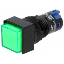 ; Switch: push-button; Pos: 2; SPDT; 0.5A/250VAC; 1A/24VDC; ON-(ON); ONPOW