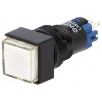 ; Switch: push-button; Pos: 2; SPDT; 0.5A/250VAC; 1A/24VDC; ON-(ON); ONPOW