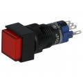 ; Switch: push-button; Pos: 2; SPDT; 0.5A/250VAC; 1A/24VDC; ON-ON; red; ONPOW