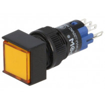 ; Switch: push-button; Pos: 2; SPDT; 0.5A/250VAC; 1A/24VDC; ON-ON; ONPOW