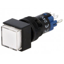 ; Switch: push-button; Pos: 2; SPDT; 0.5A/250VAC; 1A/24VDC; ON-ON; ONPOW