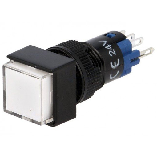 ; Switch: push-button; Pos: 2; SPDT; 0.5A/250VAC; 1A/24VDC; ON-ON; ONPOW