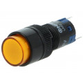 ; Switch: push-button; Pos: 2; SPDT; 0.5A/250VAC; 1A/24VDC; ON-(ON); ONPOW