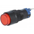 ; Switch: push-button; Pos: 2; SPDT; 0.5A/250VAC; 1A/24VDC; ON-(ON); ONPOW