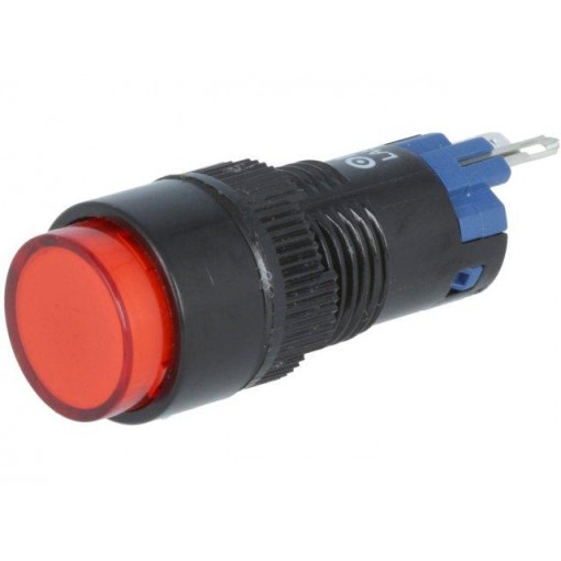 ; Switch: push-button; Pos: 2; SPDT; 0.5A/250VAC; 1A/24VDC; ON-(ON); ONPOW
