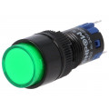 ; Switch: push-button; Pos: 2; SPDT; 0.5A/250VAC; 1A/24VDC; ON-(ON); ONPOW