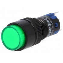 ; Switch: push-button; Pos: 2; SPDT; 0.5A/250VAC; 1A/24VDC; ON-(ON); ONPOW