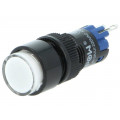 ; Switch: push-button; Pos: 2; SPDT; 0.5A/250VAC; 1A/24VDC; ON-(ON); ONPOW