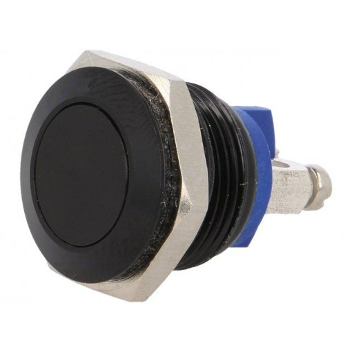 V16-10-B; Switch: vandal resistant; Pos: 2; SPST-NO; 2A/36VDC; IP65; OFF-(ON); ONPOW