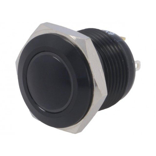 V16-10N-06B-A; Switch: vandal resistant; Pos: 2; SPST-NO; 2A/36VDC; IP65; OFF-(ON); ONPOW