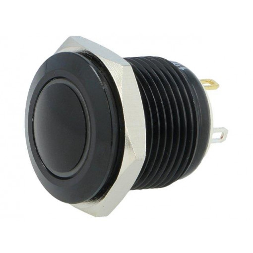 V16-10N-12R-A; Switch: vandal resistant; Pos: 2; SPST-NO; 2A/36VDC; IP65; OFF-(ON); ONPOW