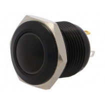 V16-10N-12W-A; Switch: vandal resistant; Pos: 2; SPST-NO; 2A/36VDC; IP65; OFF-(ON); ONPOW
