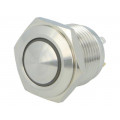 V16-10N-12W-S; Switch: vandal resistant; Pos: 2; SPST-NO; 2A/36VDC; IP65; OFF-(ON); ONPOW
