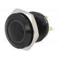 V16-10N-24B-A; Switch: vandal resistant; Pos: 2; SPST-NO; 2A/36VDC; IP65; OFF-(ON); ONPOW
