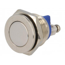 V16-10PF-G; Switch: vandal resistant; Pos: 2; SPST-NO; 2A/36VDC; IP65; OFF-(ON); ONPOW