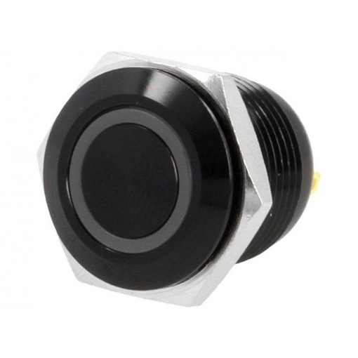 V16-10R-24W-A; Switch: vandal resistant; Pos: 2; SPST-NO; 2A/36VDC; IP65; OFF-(ON); ONPOW