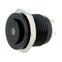 V16-10S-12G-B; Switch: vandal resistant; Pos: 2; SPST-NO; 2A/36VDC; IP65; OFF-(ON); ONPOW
