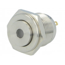 V16-10S-12G-S; Switch: vandal resistant; Pos: 2; SPST-NO; 2A/36VDC; IP65; OFF-(ON); ONPOW