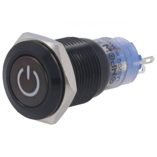 ; Switch: vandal resistant; Pos: 2; SPDT; 0.5A/220VAC; 1A/24VDC; IP40; ONPOW