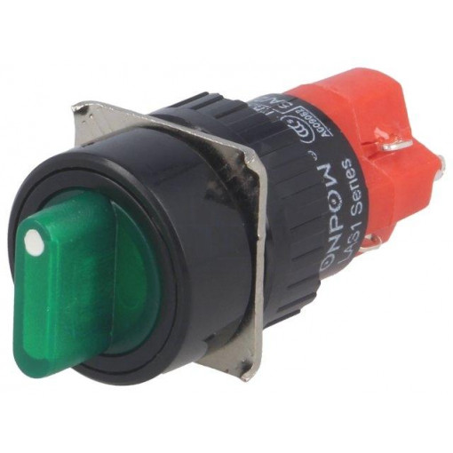 ; Switch: rotary; Pos: 2; SPST-NO + SPST-NC; 3A/220VAC; 2A/24VDC; ONPOW ; Switch: rotary; Pos: 2; SPST-NO + SPST-NC; 3A/220VAC; 2A/24VDC; ONPOW